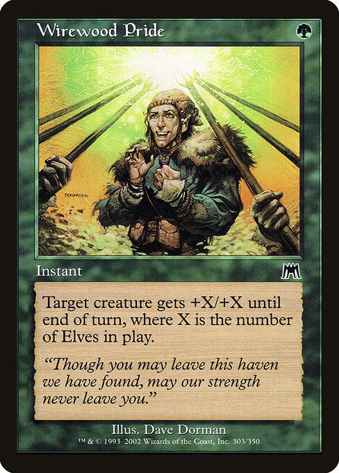 Wirewood Pride Onslaught Magic: The Gathering card image