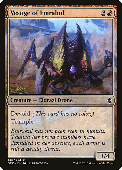 Vestige of Emrakul - Battle for Zendikar #136