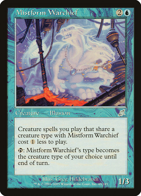 Mistform Warchief - Scourge #43