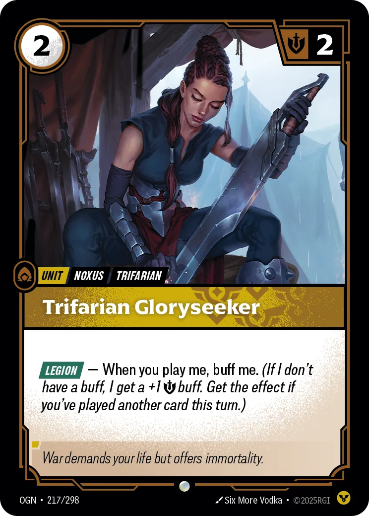 Trifarian Gloryseeker Riftbound card image
