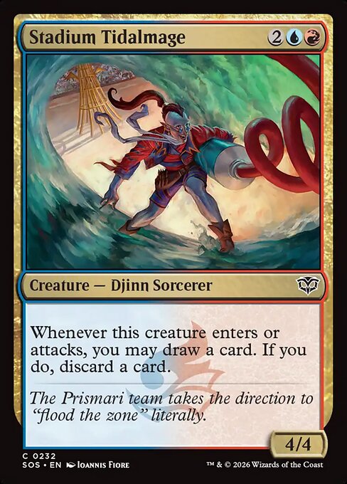Stadium Tidalmage - Secrets of Strixhaven #232 Magic: The Gathering card image