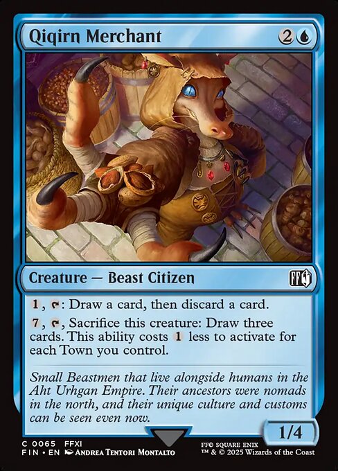 Qiqirn Merchant Final Fantasy Magic: The Gathering card image