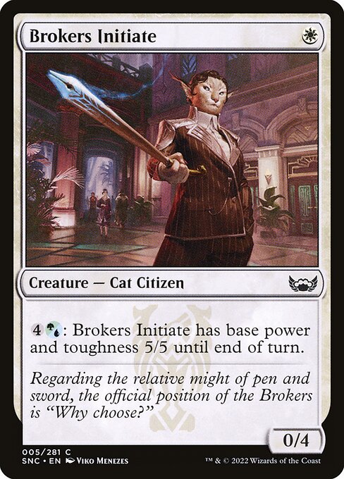 Brokers Initiate - Streets of New Capenna #5