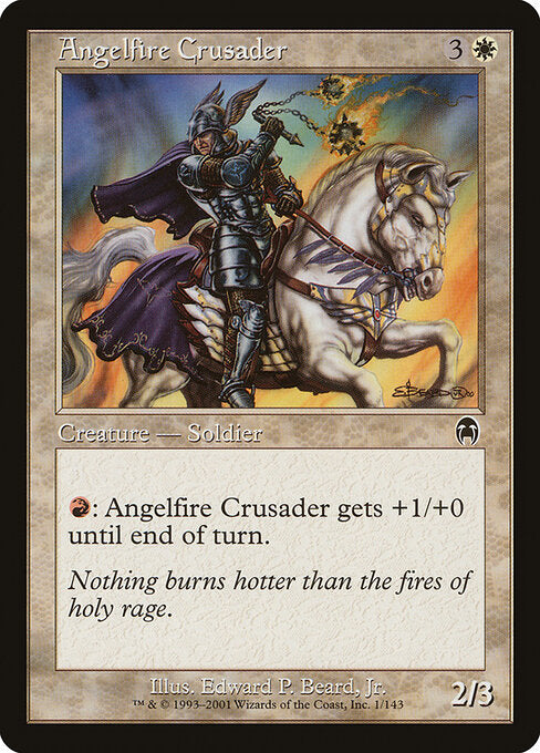 Angelfire Crusader Apocalypse Magic: The Gathering card image
