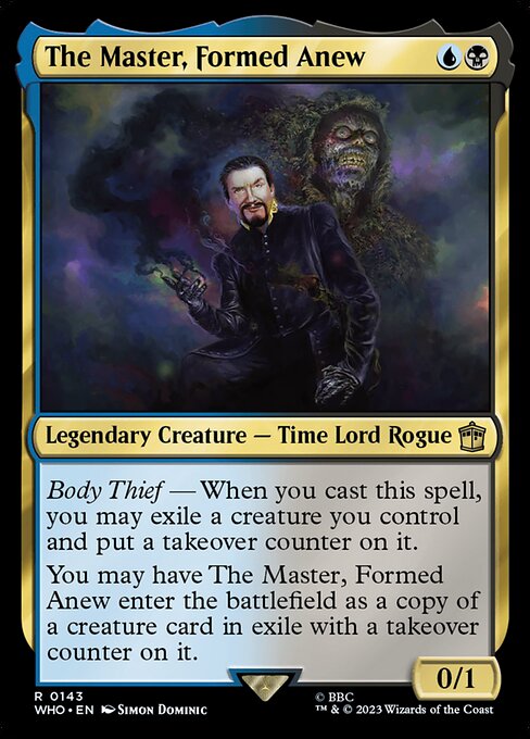 The Master, Formed Anew Doctor Who Magic: The Gathering card image
