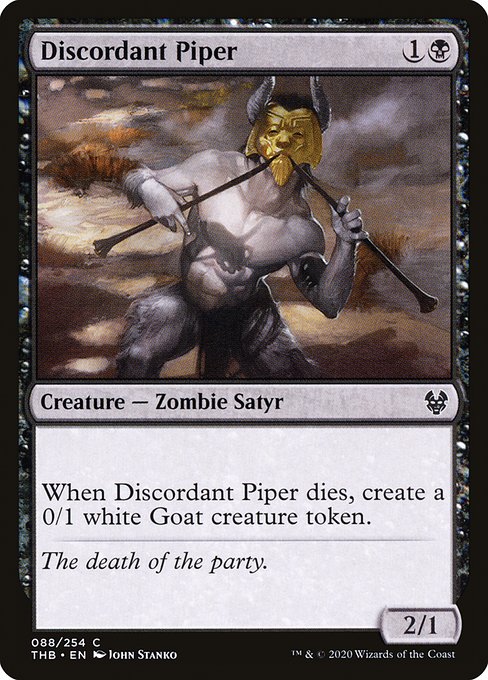 Discordant Piper - Theros Beyond Death #88