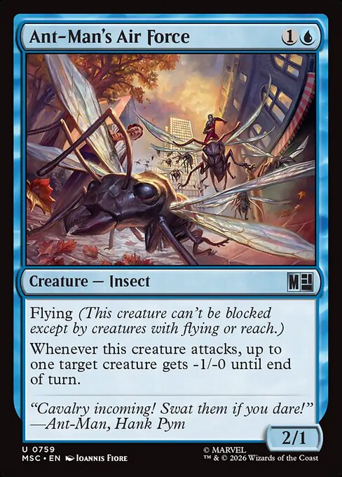 Ant-Man's Air Force Marvel Super Heroes Commander Magic: The Gathering card image