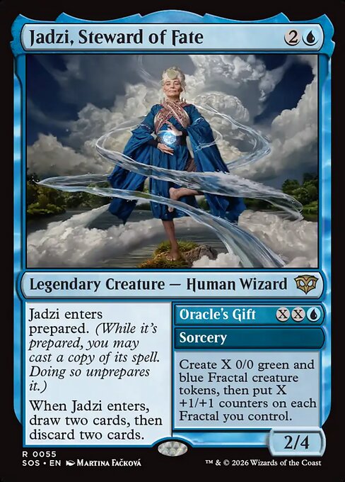 Jadzi, Steward of Fate // Oracle's Gift - Secrets of Strixhaven #55