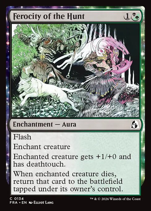 Ferocity of the Hunt - Reality Fracture - Foil