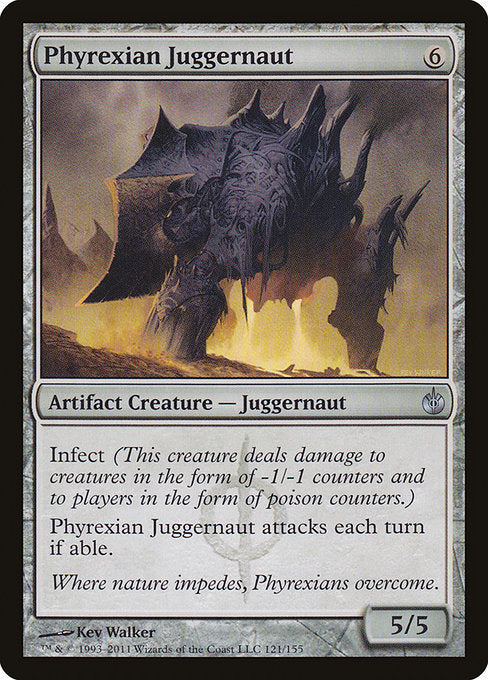 Phyrexian Juggernaut - Mirrodin Besieged #121