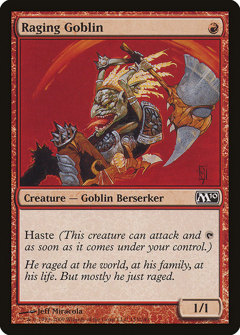 Raging Goblin - Magic 2010 #153