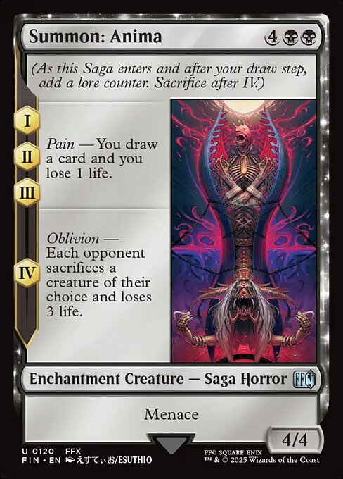 Summon: Anima - Final Fantasy #120 Magic: The Gathering card image