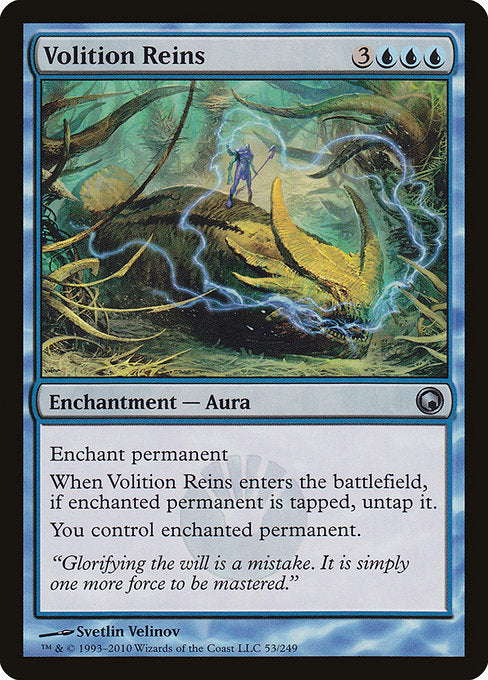 Volition Reins - Scars of Mirrodin #53 Magic: The Gathering card image