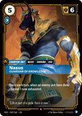 Nasus, Guardian of Knowledge Riftbound card