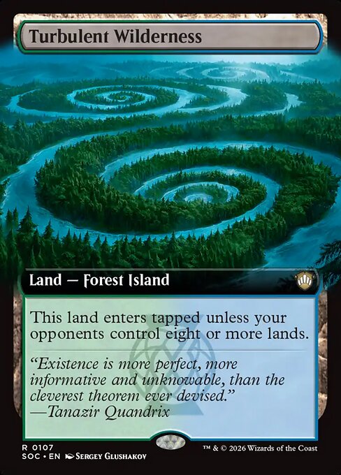 Turbulent Wilderness Secrets of Strixhaven Commander Magic: The Gathering card image