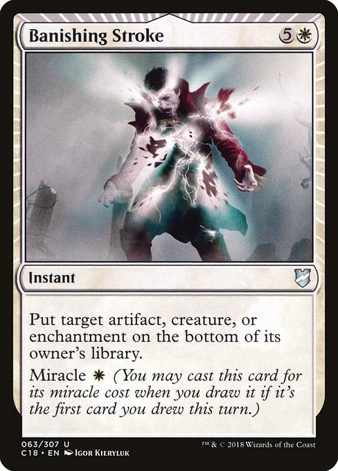 Banishing Stroke - Commander 2018 #63