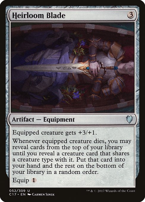 Heirloom Blade - Commander 2017 #52
