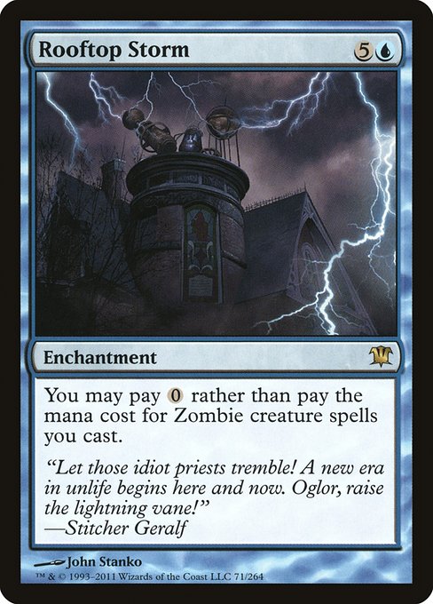 Rooftop Storm - Innistrad #71