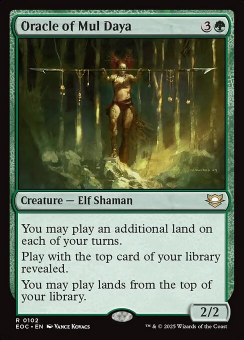 Oracle of Mul Daya - Edge of Eternities Commander #102