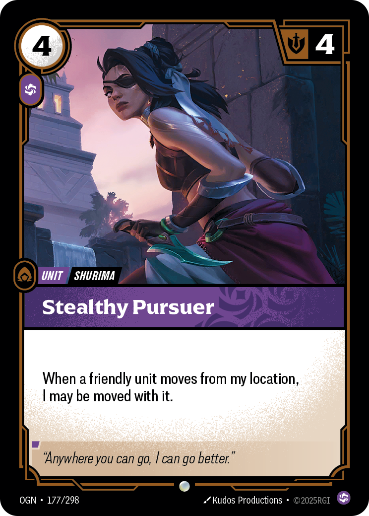 Stealthy Pursuer Riftbound card image