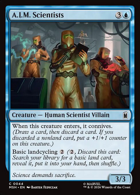 A.I.M. Scientists Marvel Super Heroes Magic: The Gathering card image