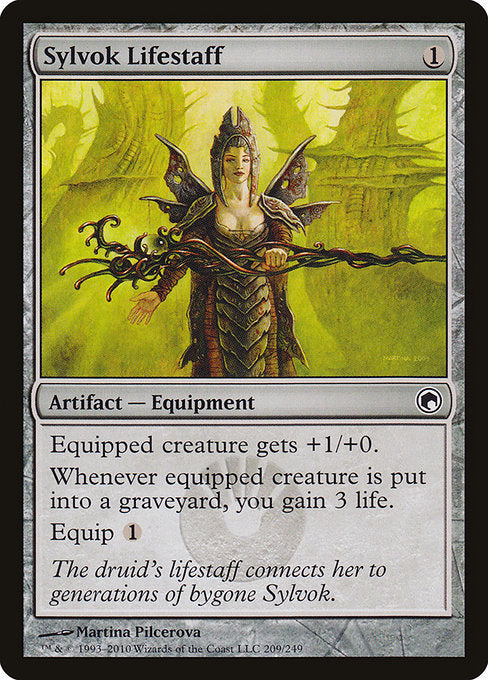 Sylvok Lifestaff - Scars of Mirrodin #209