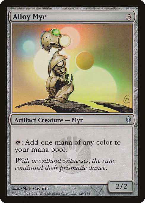 Alloy Myr - New Phyrexia #129