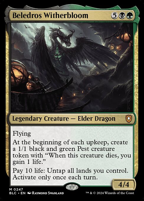 Beledros Witherbloom - Bloomburrow Commander #247