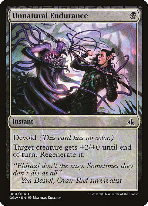 Unnatural Endurance - Oath of the Gatewatch #80