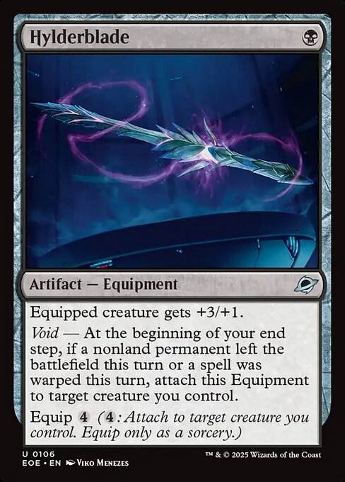 Hylderblade - Edge of Eternities #106 Magic: The Gathering card image