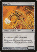 Gold Myr Scars of Mirrodin Magic: The Gathering card image
