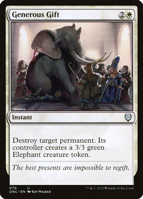 Generous Gift - Phyrexia: All Will Be One Commander #70