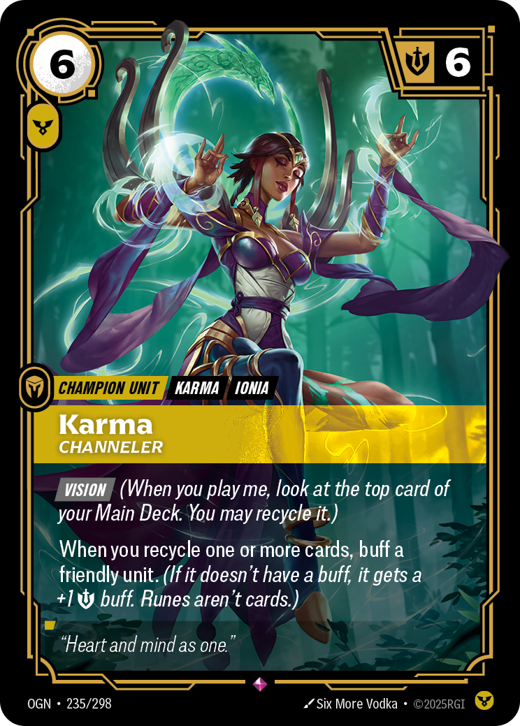 Karma, Channeler Riftbound card image