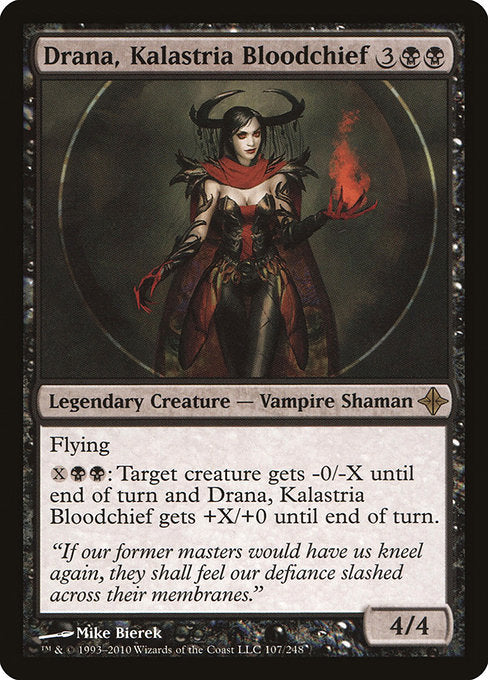 Drana, Kalastria Bloodchief - Rise of the Eldrazi #107