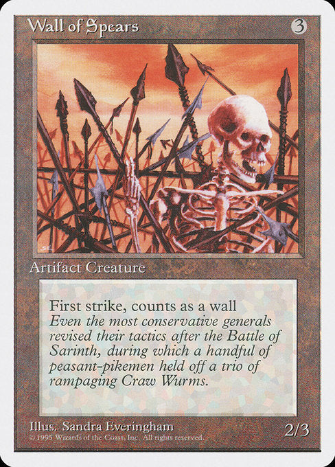 Wall of Spears - Fourth Edition #356