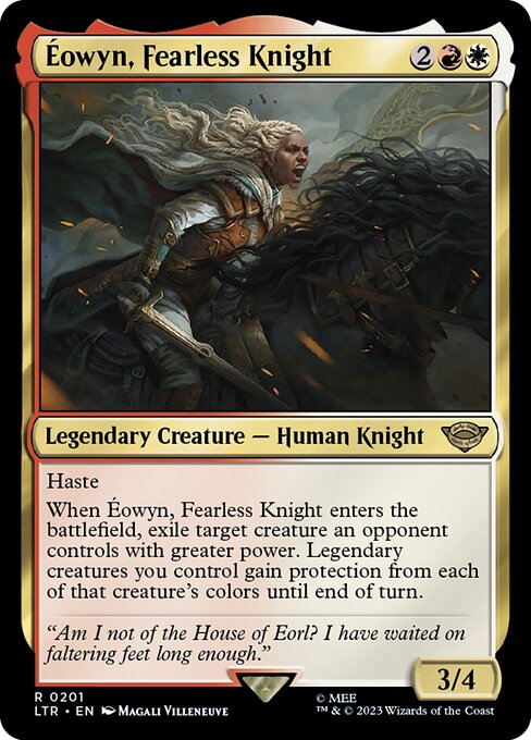 √âowyn, Fearless Knight The Lord of the Rings: Tales of Middle-earth Magic: The Gathering card image