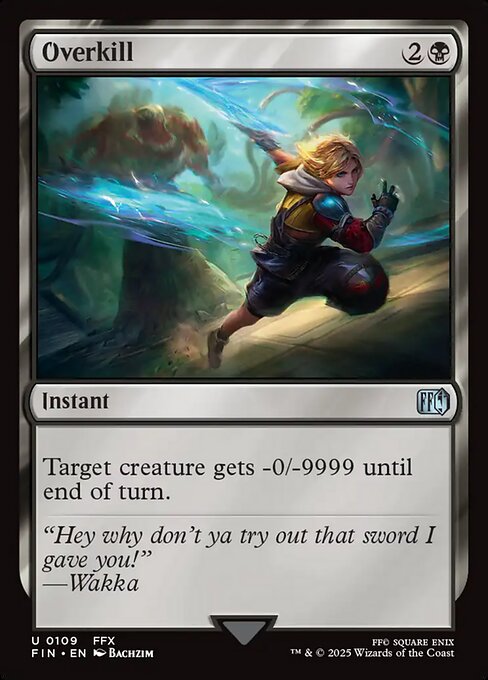 Overkill Final Fantasy Magic: The Gathering card image