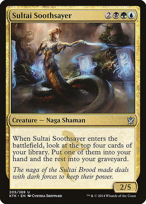 Sultai Soothsayer - Khans of Tarkir #205