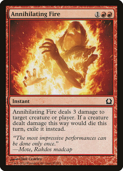 Annihilating Fire Return to Ravnica Magic: The Gathering card image