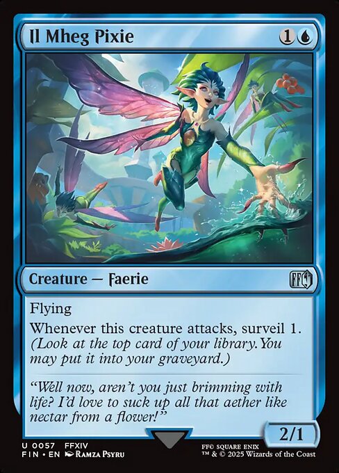 Il Mheg Pixie - Final Fantasy #57 Magic: The Gathering card image