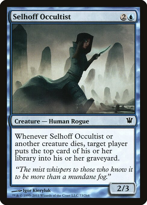 Selhoff Occultist Innistrad Magic: The Gathering card image