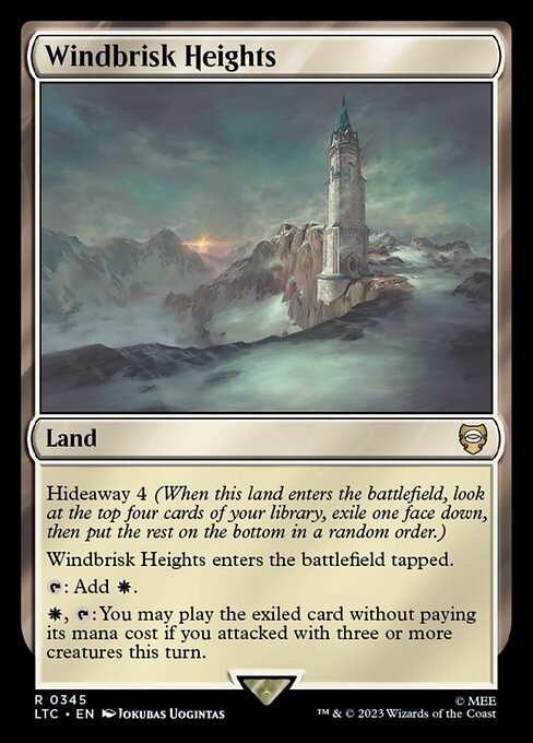 Windbrisk Heights Tales of Middle-earth Commander Magic: The Gathering card image