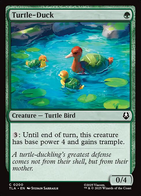 Turtle-Duck - Avatar: The Last Airbender #200 Magic: The Gathering card image