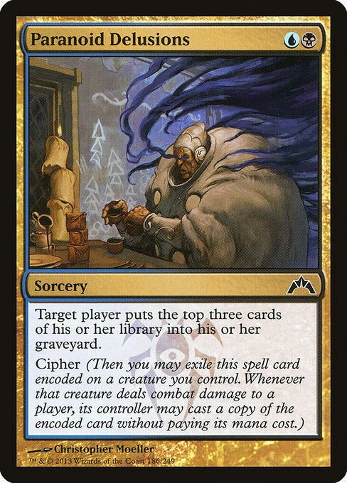 Paranoid Delusions - Gatecrash #186 Magic: The Gathering card image