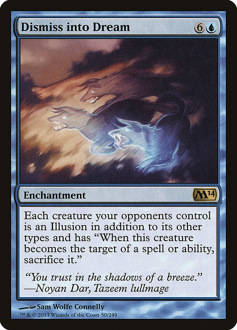 Dismiss into Dream - Magic 2014 #50 Magic: The Gathering card image
