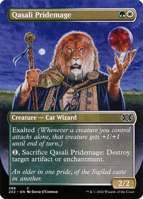 Qasali Pridemage - Double Masters 2022 #386 - Near Mint - Foil