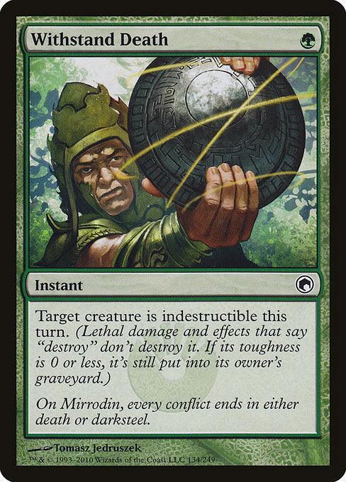 Withstand Death - Scars of Mirrodin #134 Magic: The Gathering card image