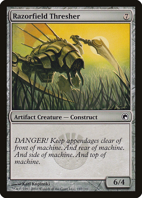 Razorfield Thresher - Scars of Mirrodin #197