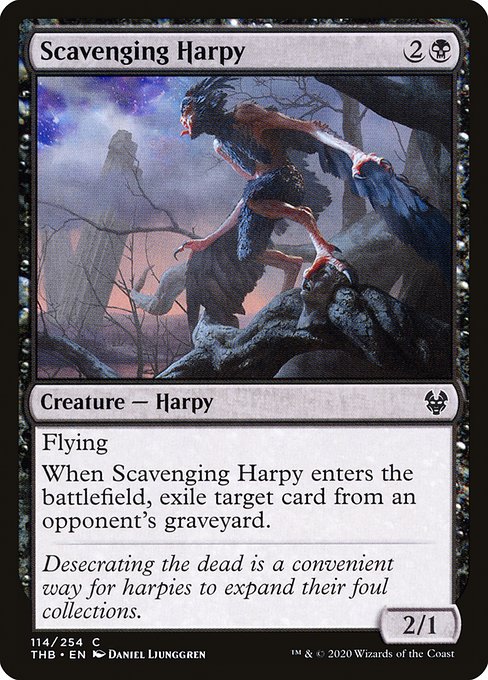 Scavenging Harpy - Theros Beyond Death #114
