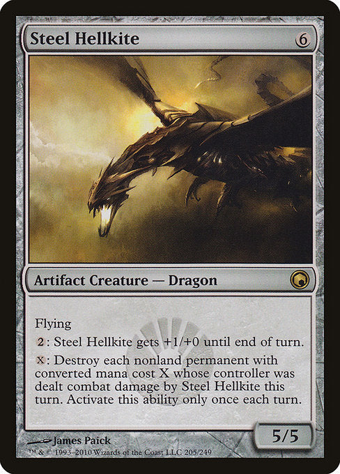 Steel Hellkite - Scars of Mirrodin #205